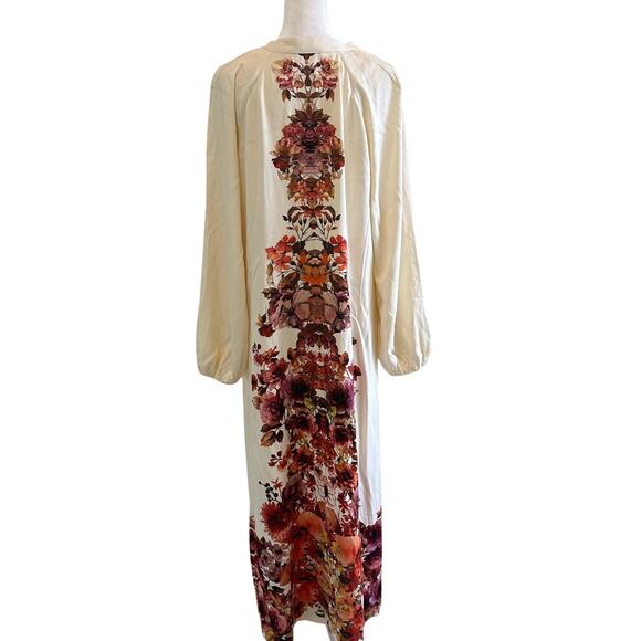 Soft Surroundings Maxi Dress Floral Romantic Boho Long Sleeve Cottagecore - Picture 3 of 12